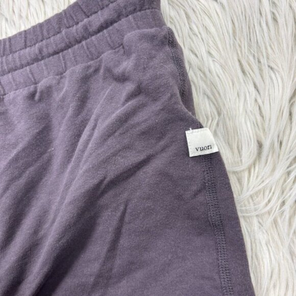 Vuori Women's Purple Terry Knit Short Pull On Elastic Waist Lounge Comfort - Picture 2 of 4
